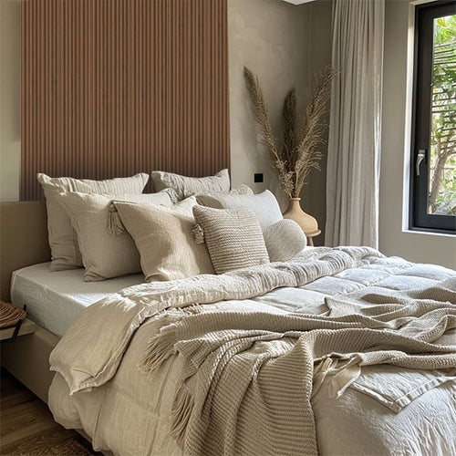 Walnut Zigzag Tambour Wood Panels image 0