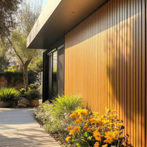 Wood Tech Siding Exterior Wall Panel - Natural Oak