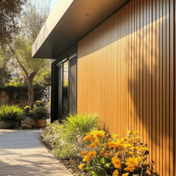 Wood Tech Siding Exterior Wall Panel - Natural Oak