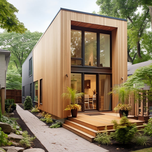 Wood Tech Siding Exterior Wall Panel - Maple Oak