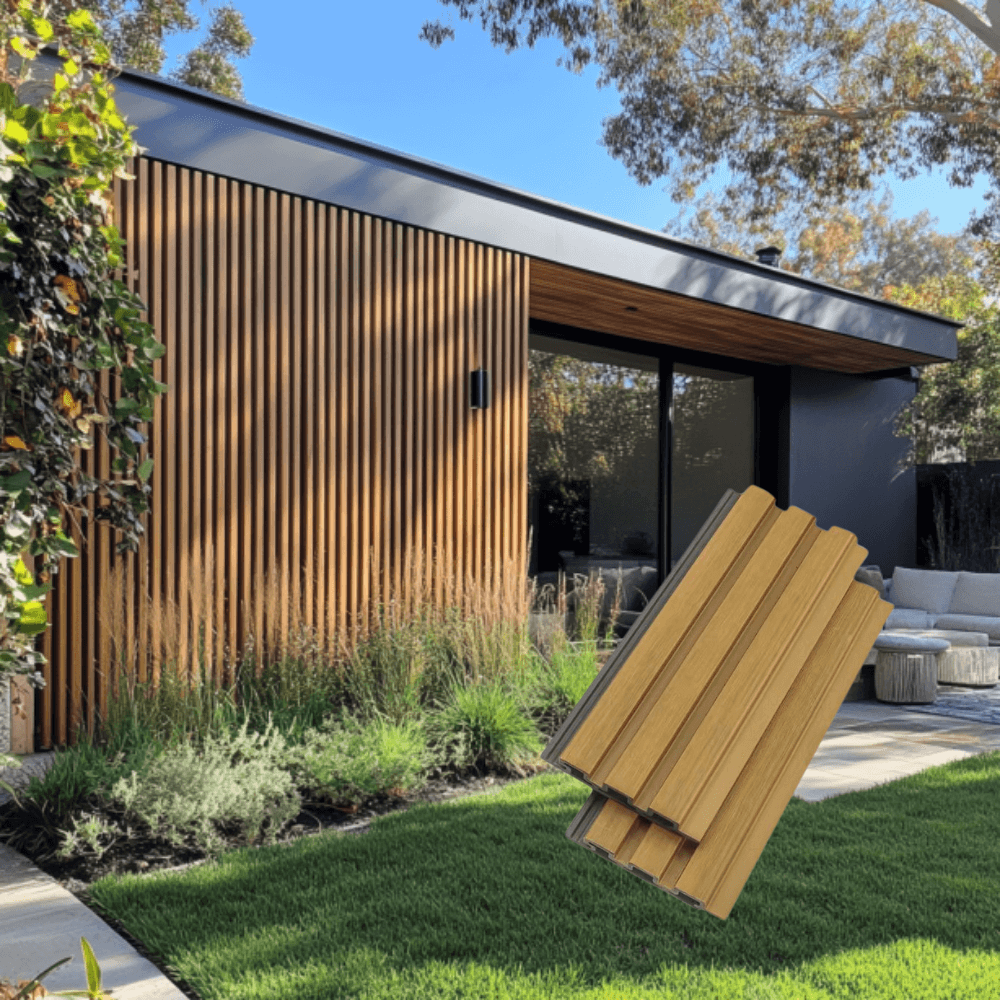 Wood Tech Siding Exterior Wall Panel - Natural Oak image 0