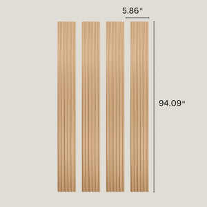 Oak Slat Tambour Wood Panels