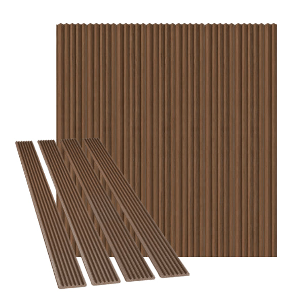 Walnut Zigzag Tambour Wood Panels image 0