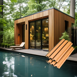 Wood Tech Siding Exterior Wall Panel - Maple Oak image 0