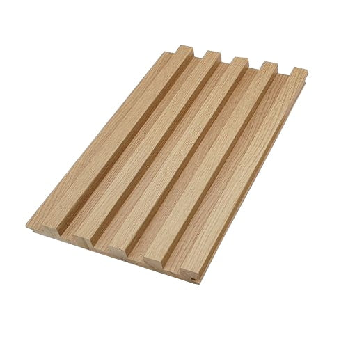 Solid Tambour Wood Panel Samples - Slat, Oak image