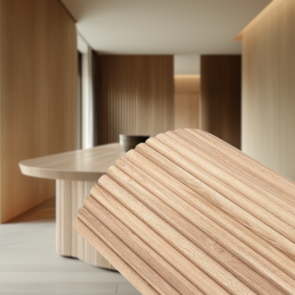 Oak Ridge Flexible Wood Panel Wall - Real Oak Finish image 0