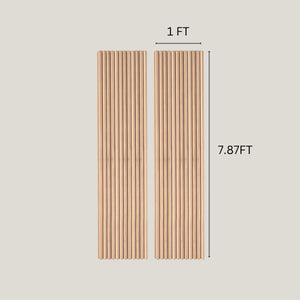 Oak Ridge Flexible Wood Panel Wall - Real Oak Finish