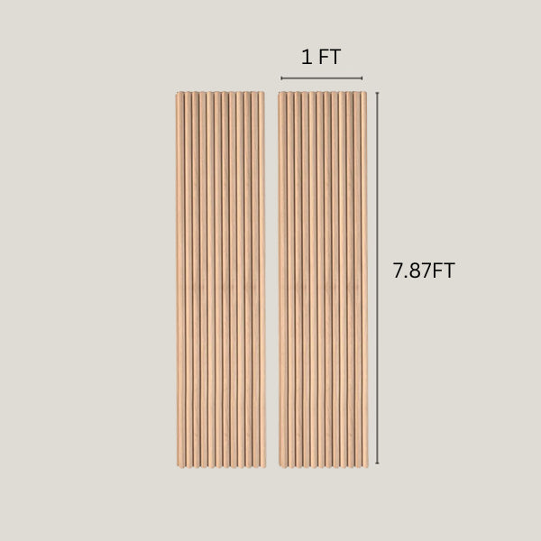 Oak Ridge Flexible Wood Panel Wall - Real Oak Finish