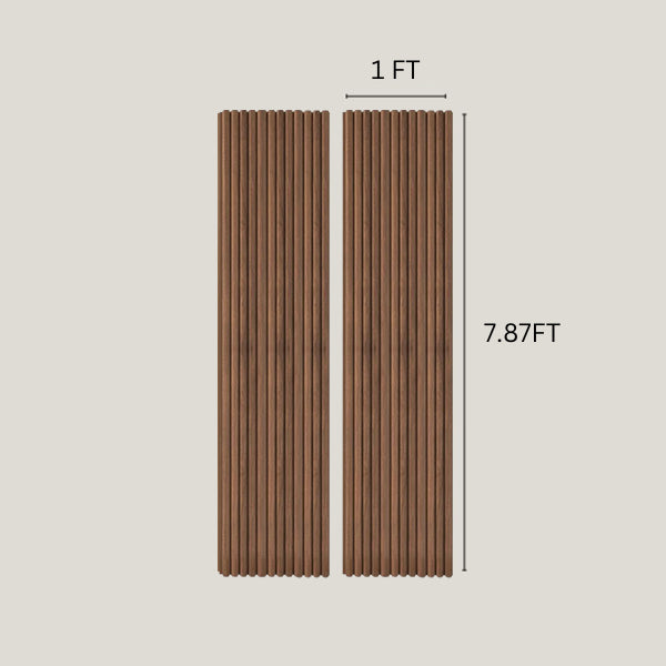 Walnut Ridge Flexible Wood Panel Wall - Real Oak Finish