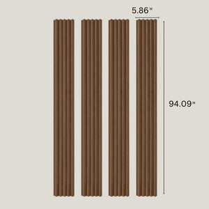 Walnut Zigzag Tambour Wood Panels